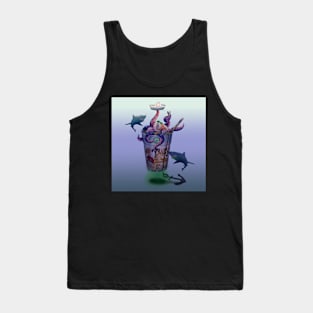 Ufo Noodle Submarine Tank Top